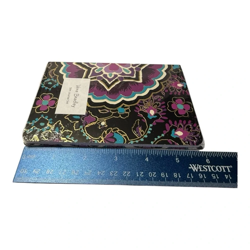 Vera Bradley Slim Journal Set – Lilac Medallion – New